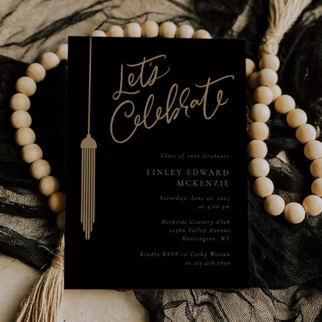 Cartão com fotos de Convite para Graduação do Part (Criador carregado)