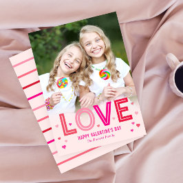 Cartão com fotos de Dia de os namorados Feliz