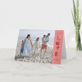 Cartão com fotos de Dia de os namorados Geo Love -