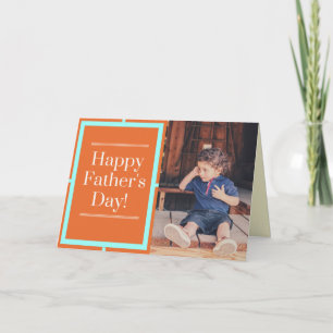 Cartão com fotos de Dia de os pais feliz