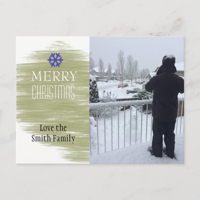 Cartão com fotos de Feriado de Blenda Dourado (Frente)