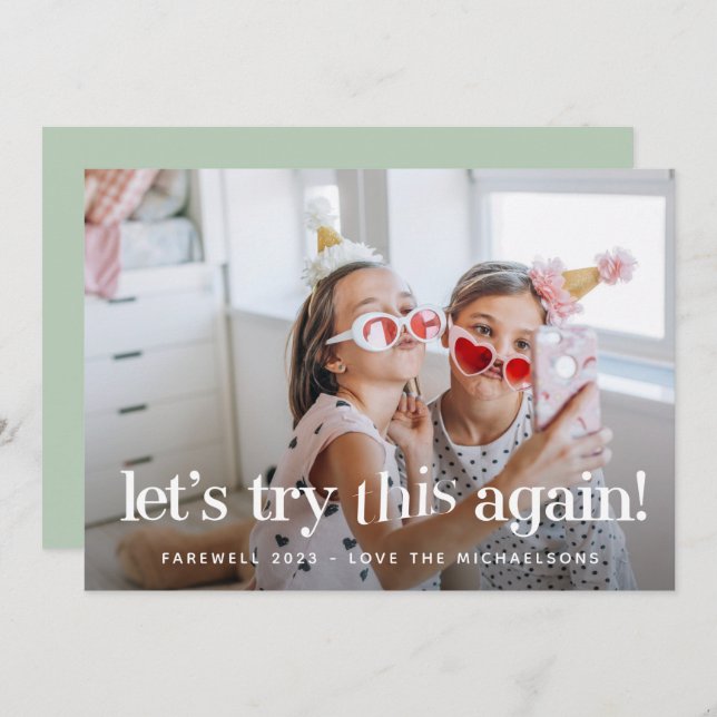 cartão com fotos De Feriado De Casa Da Moeda "Tent (Frente/Verso)