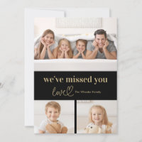 Cartão com fotos de Feriado de COR EDITÁVEL de Not