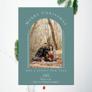 Cartão com fotos de Feriado de Quadro Moderno de A