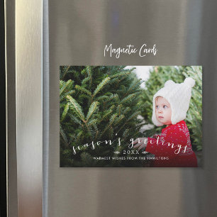 Cartão com fotos de Feriado Magnético de Sobreposi