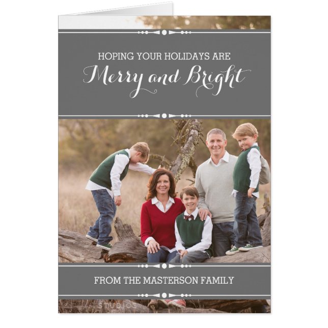 Cartão com fotos de Feriado Tópico Simplesmente ci (Frente)