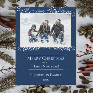 Cartão com fotos de Férias das Estrelas de Natal A