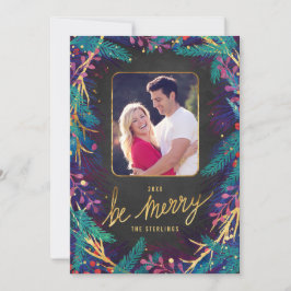 Cartão com fotos de Férias de Botânica da feliz