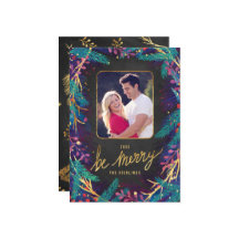 Cartão com fotos de Férias de Botânica da feliz