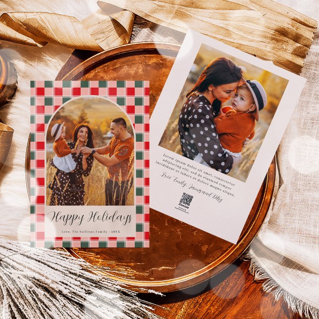 Cartão com fotos de Férias de Natal do Script Bohe (Criador carregado)