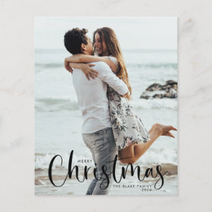 Cartão com fotos de Férias de Orçamento Natal