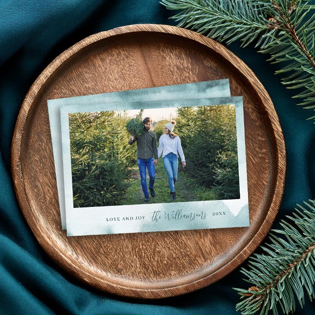 Cartão com fotos de Férias Modernas do Abstrato Fr (Criador carregado)