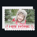 Cartão com fotos de Férias Modernas do Winter Dood<br><div class="desc">Celebre a temporada com este cartão moderno e na moda de Berry Berry Sweet. Visite nosso site: www.berryberrysweet.com para saber mais sobre nós e o que oferecemos. Itens correspondentes e mais opções de design estão disponíveis em nossa loja.</div>