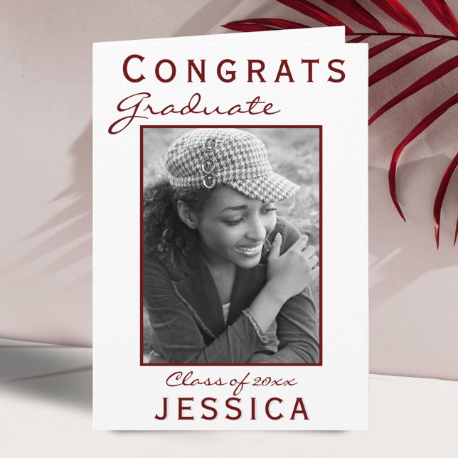 Cartão com fotos de Graduação de Formando de Parab (Criador carregado)