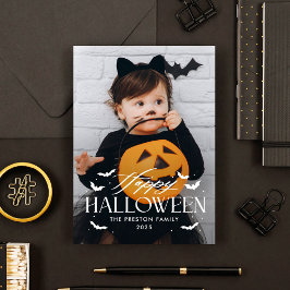 Cartão com fotos de Halloween de Sobreposição de B