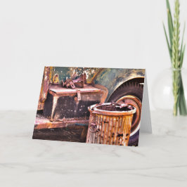 Cartão com fotos de HDR