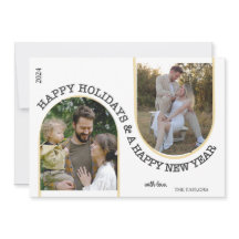 Cartão com fotos de momentos alegres