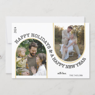 Cartão com fotos de momentos alegres