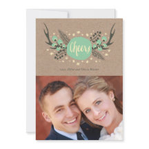 Cartão com fotos de Natal de Pinho, Berries