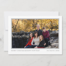 Cartão com fotos de Natal Moderno