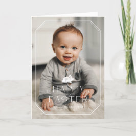 Cartão com fotos de Páscoa de quadros coelhinhos V