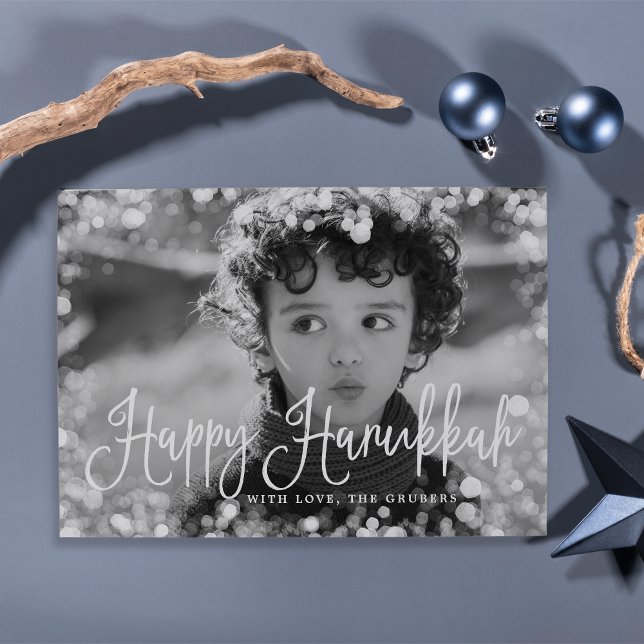 Cartão com fotos de Quadro de fosco Hanukkah (Criador carregado)