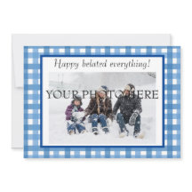 Cartão com fotos de Xadrez de feriado inclusivo 20