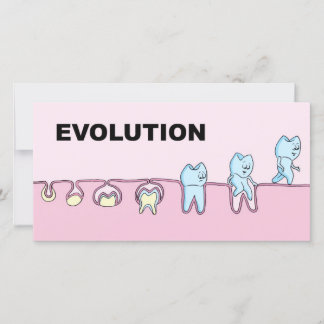 Cartão com fotos dentário