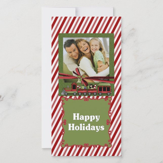 Cartão com fotos do Comboio de Mineração (Frente)