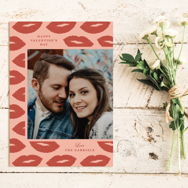 Cartão com fotos do Dia de os namorados moderno do (Criador carregado)