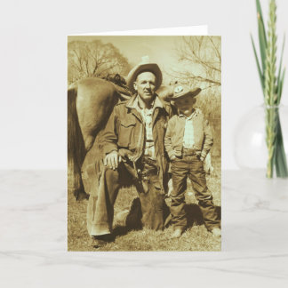 Cartão com fotos do Padre Son Vintage