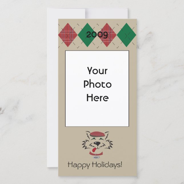 Cartão com fotos do Scottie de Argyle (Frente)