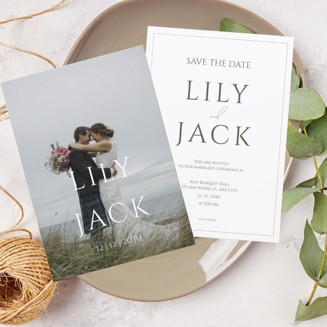 Cartão com fotos elegante com tipografia moderna (1)