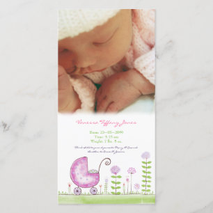 Cartão com fotos feito-à-medida do anúncio do