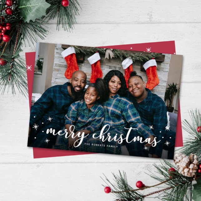 Cartão com fotos Feliz de Natal (Criador carregado)