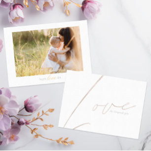 Cartão com fotos "Feliz Dia do Amor"