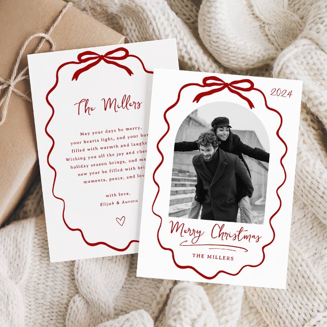 Cartão com fotos Feriado do Arco Coquette, Feliz N (Criador carregado)