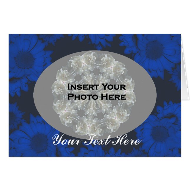 Cartão com fotos Floral Design (Frente Horizontal)