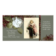 Cartão com fotos genealógico