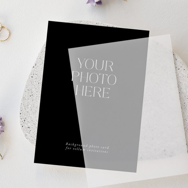 Cartão com fotos inferior para Convites de Casamen (Criador carregado)