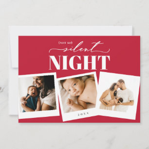Cartão com fotos Noturno De Férias Não Tão Silenci