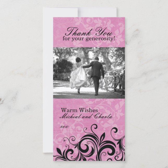 Cartão com fotos Obrigado (4x8) (Frente)