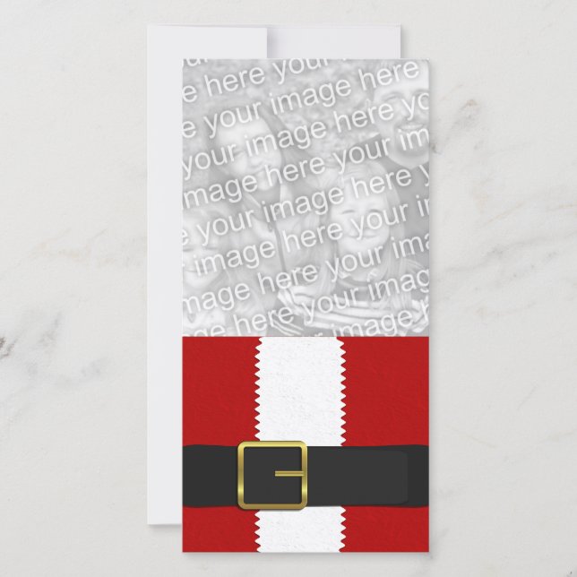 Cartão com fotos papais noeis (Frente)