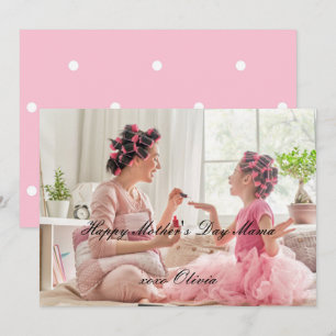 Cartão com fotos PERSONALIZADO BOLINHAS FELIZ
