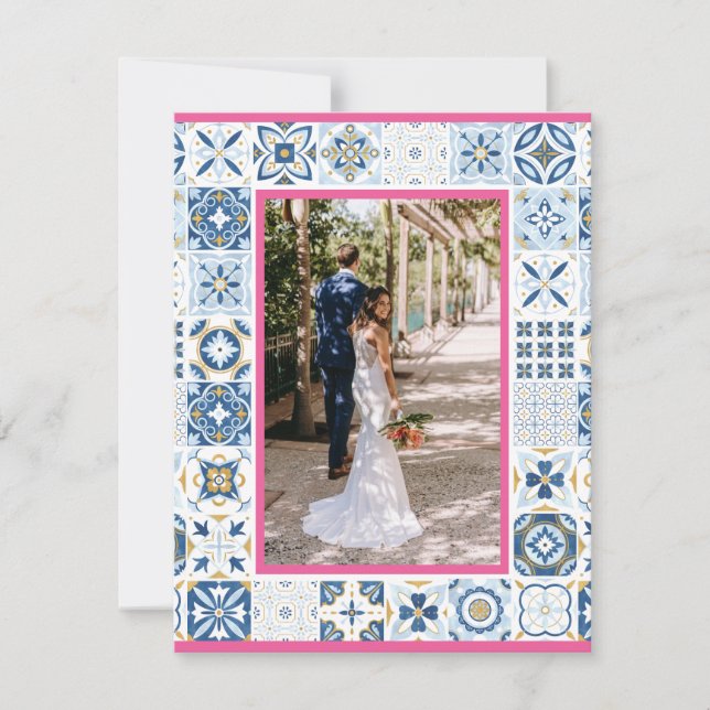 Cartão com fotos personalizado do Chá de panela V2 (Frente)