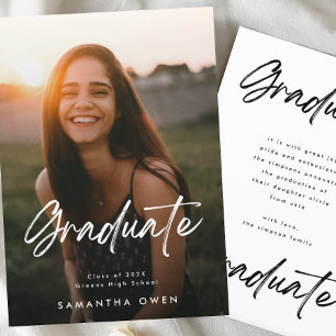 Cartão com fotos personalizável de lançamento de g