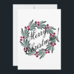 Cartão com fotos Personalize o roteiro de Natal Me<br><div class="desc">Feliz cartão com fotos de Natal. Personalize com sua própria foto e faça dela sua.</div>