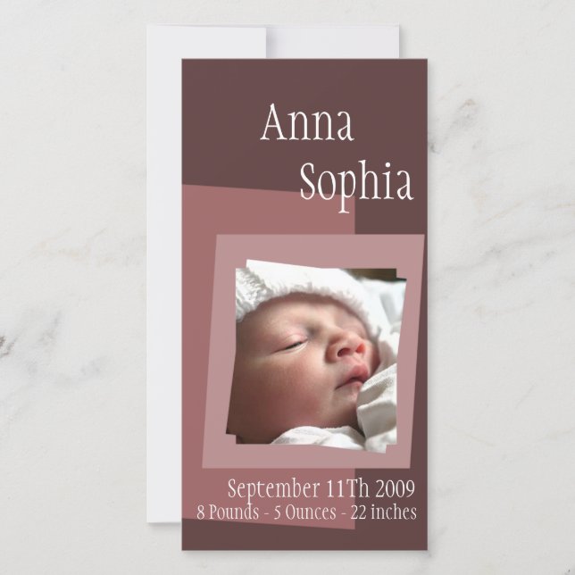 Cartão com fotos quadrado (Frente)