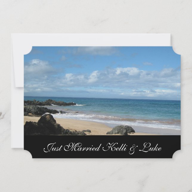 Cartão com fotos recem casados (Frente)