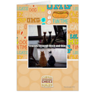 Cartão Com grosso e fino